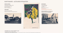 Desktop Screenshot of ansichtskarten-kartomanie.at